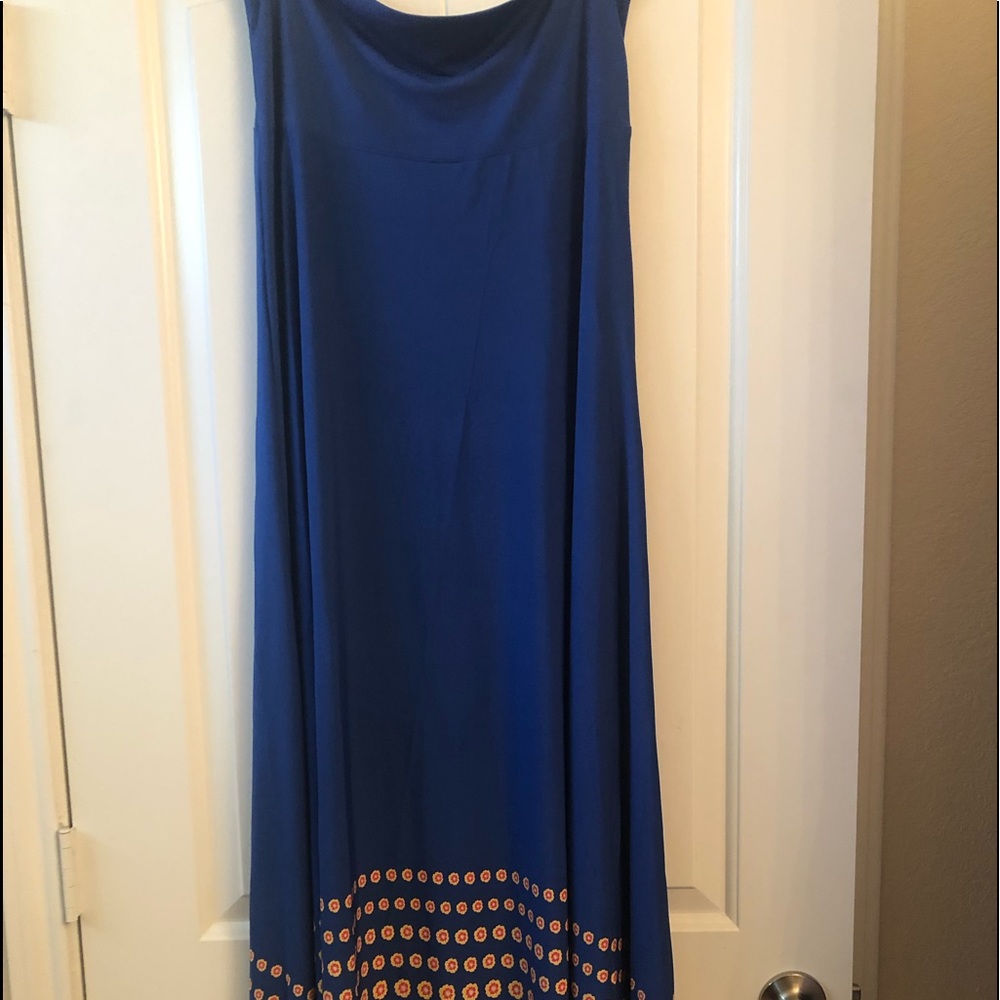 Lularoe Maxi skirt in royal blue